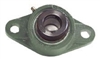 2 1/8" inch Bearing HCFL211-34 2 Bolts Flanged Cast Housing Mounted Bearing with Eccentric Collar Lock