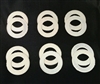 A Pack of 12 White seals for 608 Bearings
For Fidget spinners, Skateboards and Inline Rollerblades