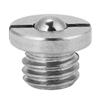 M10 9mm Stainless Steel Threaded Flanged Ball Spring Plunger