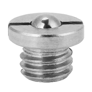M5 5mm Stainless Steel Threaded Flanged Ball Spring Plunger