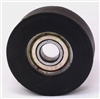 8mm Bore Bearing with 38mm Black Tire 8x38x13