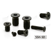 SSH-M6-8-SD-NBK Socket Head Cap Screws with Extreme Low & Small Head- Pack of 10-Made in Japan