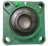 17mm Bearing UCF203 Black Oxide Plated Insert + Square Flanged Cast Housing Mounted Bearings