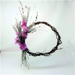 Lavender Fireworks Wreath