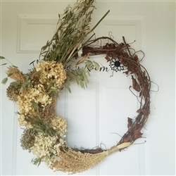 Sage Green Hydrangea Wreath