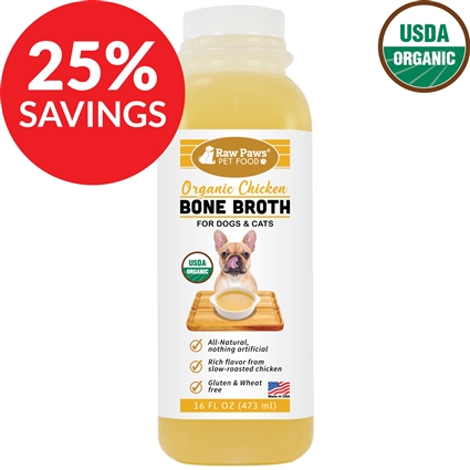 Organic Chicken Bone Broth for Dogs & Cats (Bundle Deal)