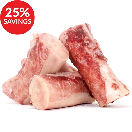 Beef Marrow Bones for Dogs, 4-inch (Bundle Deal)