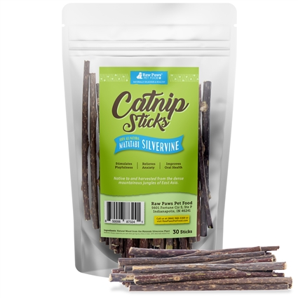 Natural Matatabi Silvervine Chew Sticks, 30 ct