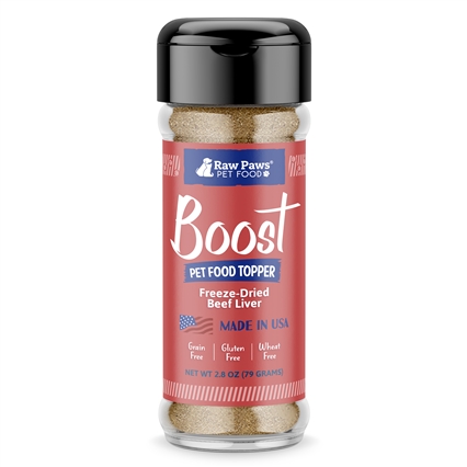 Boost Freeze Dried Beef Liver Pet Food Topper, 2.3 oz
