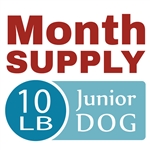 Month Supply - 10 lb Junior Dog