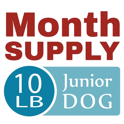 Month Supply - 10 lb Junior Dog