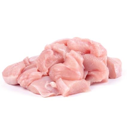 Turkey Breast Chunks for Dogs & Cats, 2 lbs