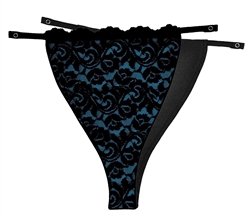 Cleava - Black Original & Lady Lace Black on Aqua Blue - Combo Set