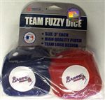 Atlanta Braves Fuzzy Dice