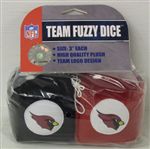 Arizona Cardinals Fuzzy Dice