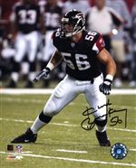 Atlanta Falcons Keith Brooking Autograph 8x10