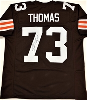 Joe Thomas Autograph Custom Cleveland Brown Jersey