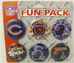 Chicago Bears Six Pack Of Buttons