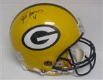 Brett Favre Autograph Full Size Replica Packer Helmet