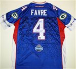 Brett Favre Autograph Authentic Reebok 2008 Pro-Bowl Jersy