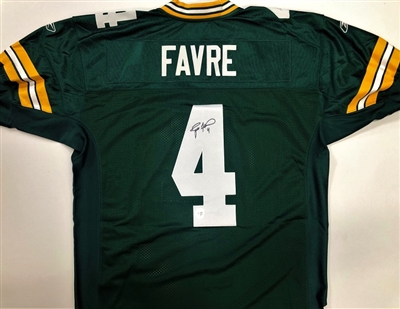 Brett Favre Autograph Full Size Replica Packer Helmet