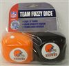 Cleveland Browns Fuzzy Dice