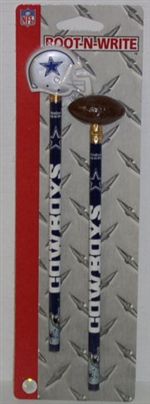 Dallas Cowboys Pencil And Eraser Set