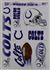 Indianapolis Colts Window Cling Sheet