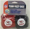 Kansas City Chiefs Fuzzy Dice