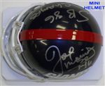 Joe Morris Autograph Mini Helmet