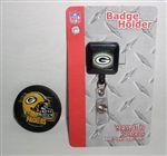 Green Bay Packers Retractable Badge Holder