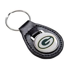Green Bay Packers Leather Key Ring