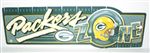 Green Bay Packers Plastic Zone Sign