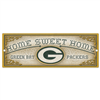 Green Bay Packers Wood Sign 6x17