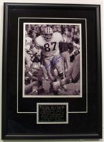 Willie Davis Autograph 11x14 Photo Framed