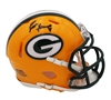 Brett Favre Autograph Full Size Replica Packer Helmet