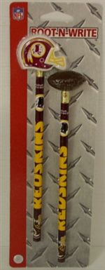 Washington Redskins Pencil And Eraser Set