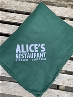 Alice's Fleece Throw Blanket - Hunter Green