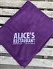 Alice's Fleece Throw Blanket -  Purple