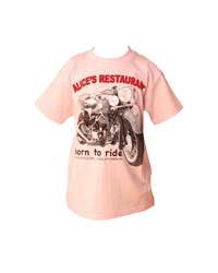 Kids Born To Ride - Red - Short Sleeve - Large