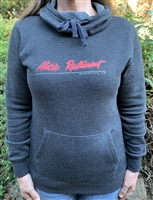 Ladies Dark Gray Pullover Sweatshirt