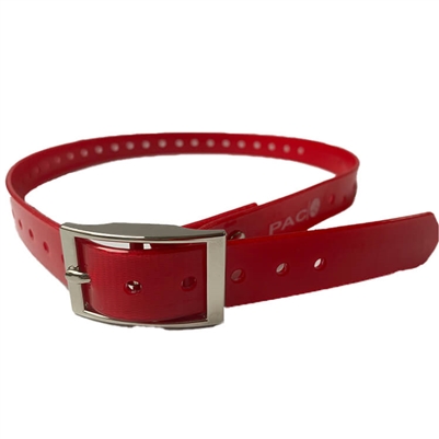 red dog collar strap