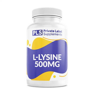 L-Lysine 500mg private label white label supplement