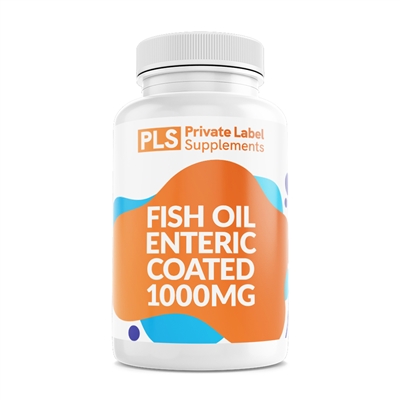 Coated Fish Oil ENTERIC private label white label supplement
