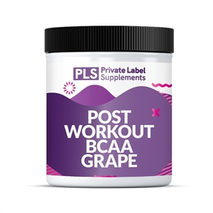 Post Workout BCAA Grape private label white label supplement