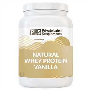 Natural Whey Protein Vanilla private label white label supplement