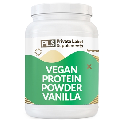 Vegan Protein Powder Vanilla private label white label supplement