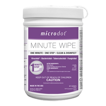 MICRODOT DISINFECTANT WIPES 160 Count