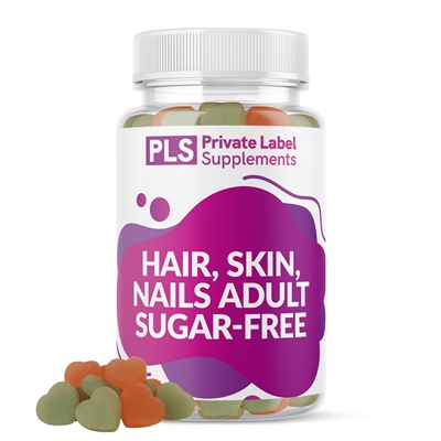 HAIR, SKIN, NAILS ADULT SUGAR-FREE private label white label supplement