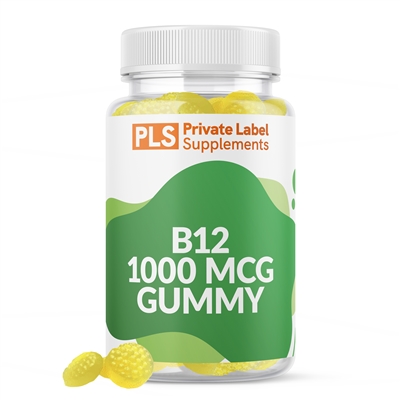 Vitamin B12 1000mcg Gummy private label white label supplement